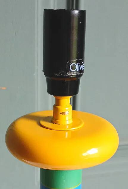 Lampe Memphis school Olivier Villatte 1980