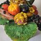 Vintage slipware fruit bowl