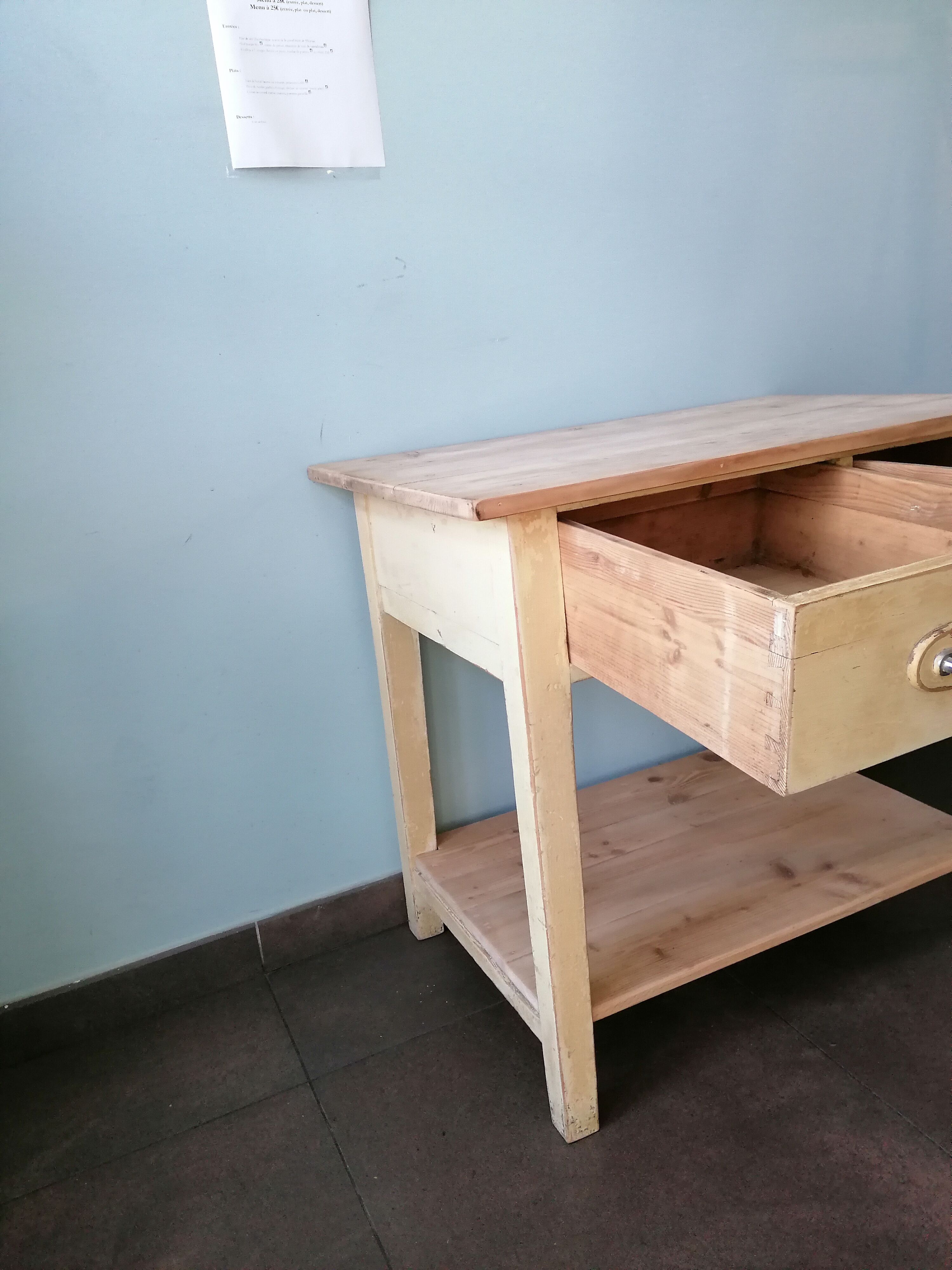 Vintage farmhouse table