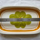 Plat vintage rectangular in earthenware model monaco by salins