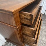 Commode Louis-Philippe en Ronce de Noyer – Fin XIXe