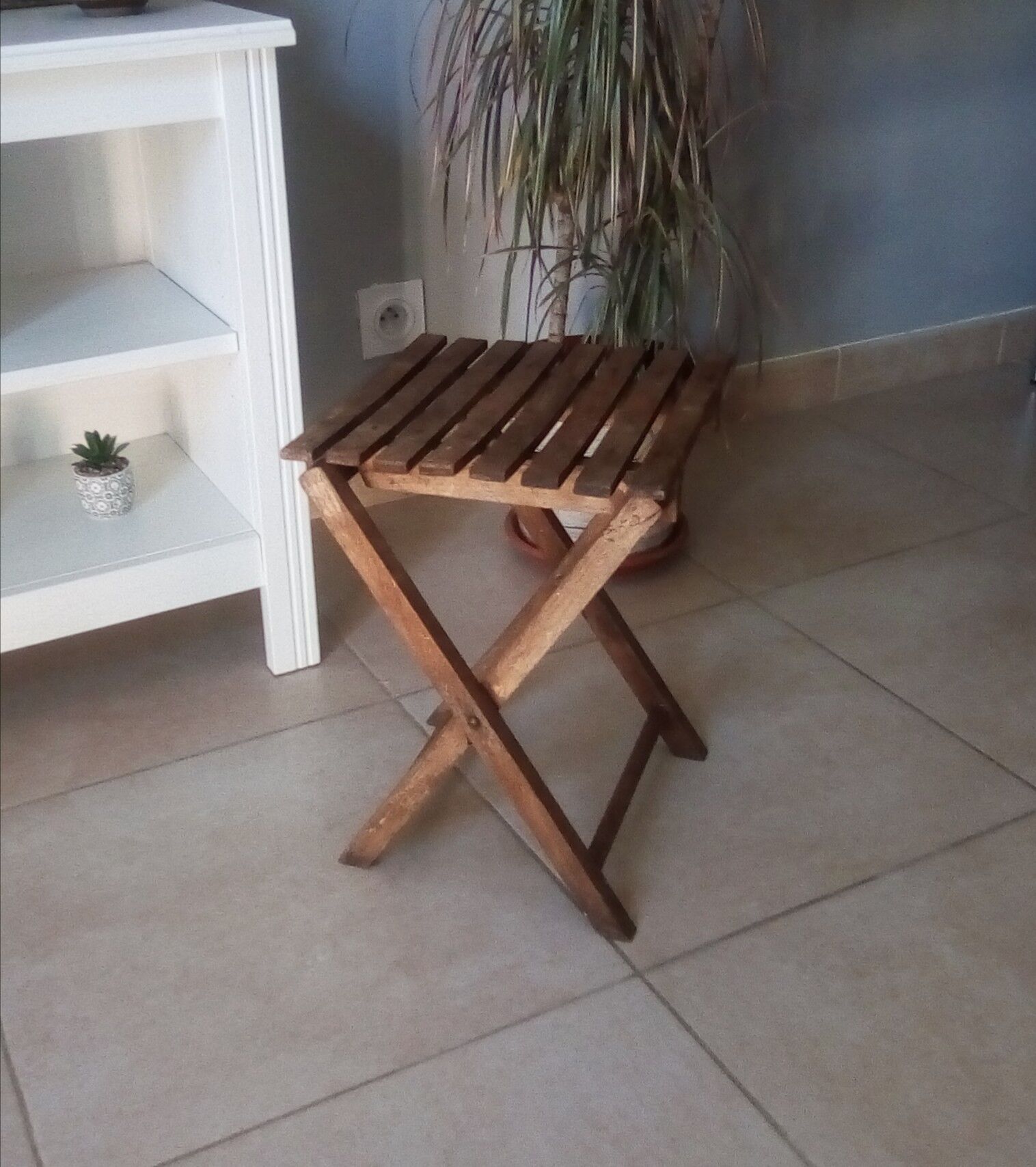 Vintage folding stool 60s/70s