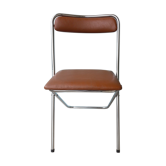 Vinyl folding chair