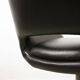 Chaise de bureau italienne vintage en cuir marron chocolat