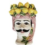 Siciline limoni vase for men, large pink