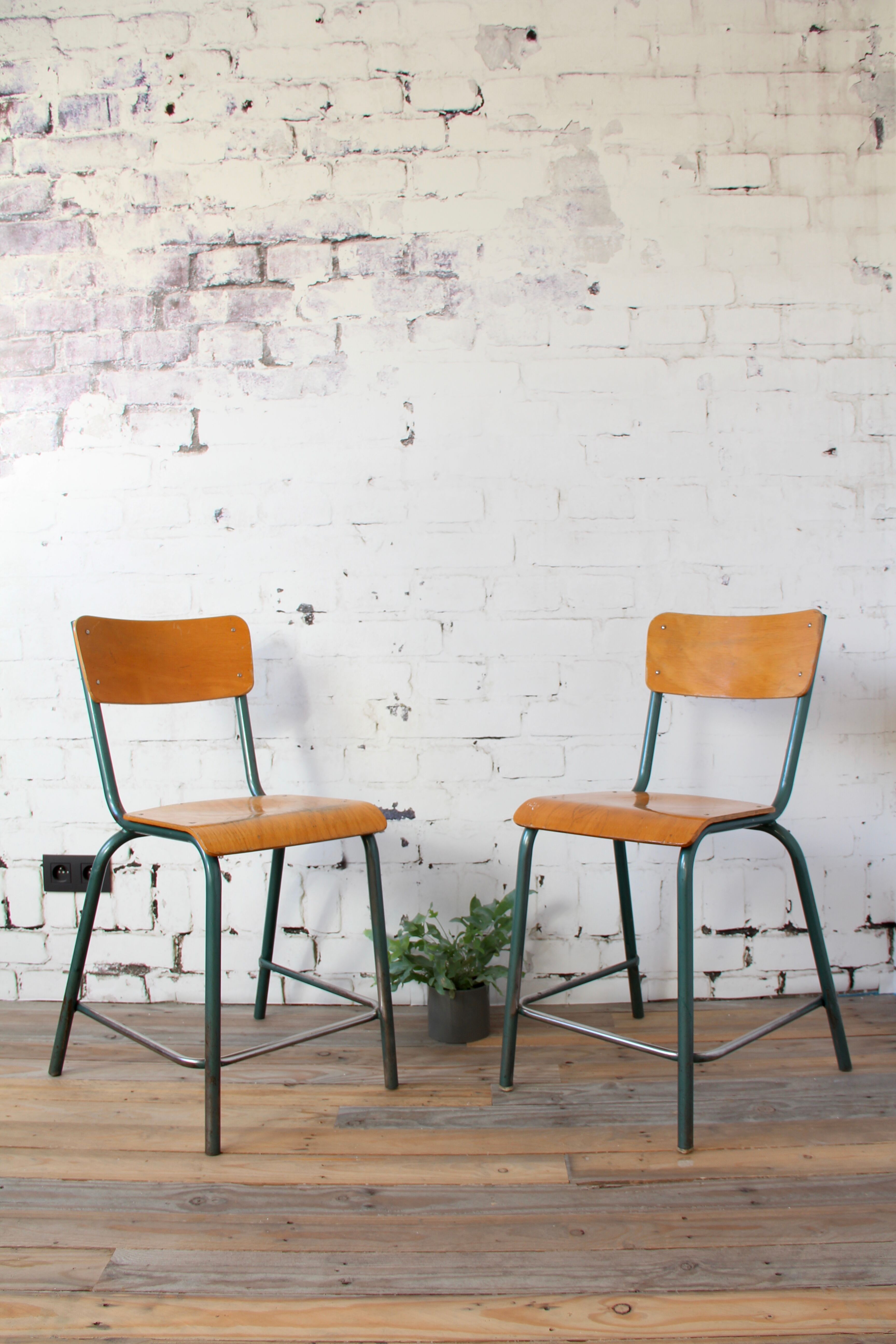 School vintage chair