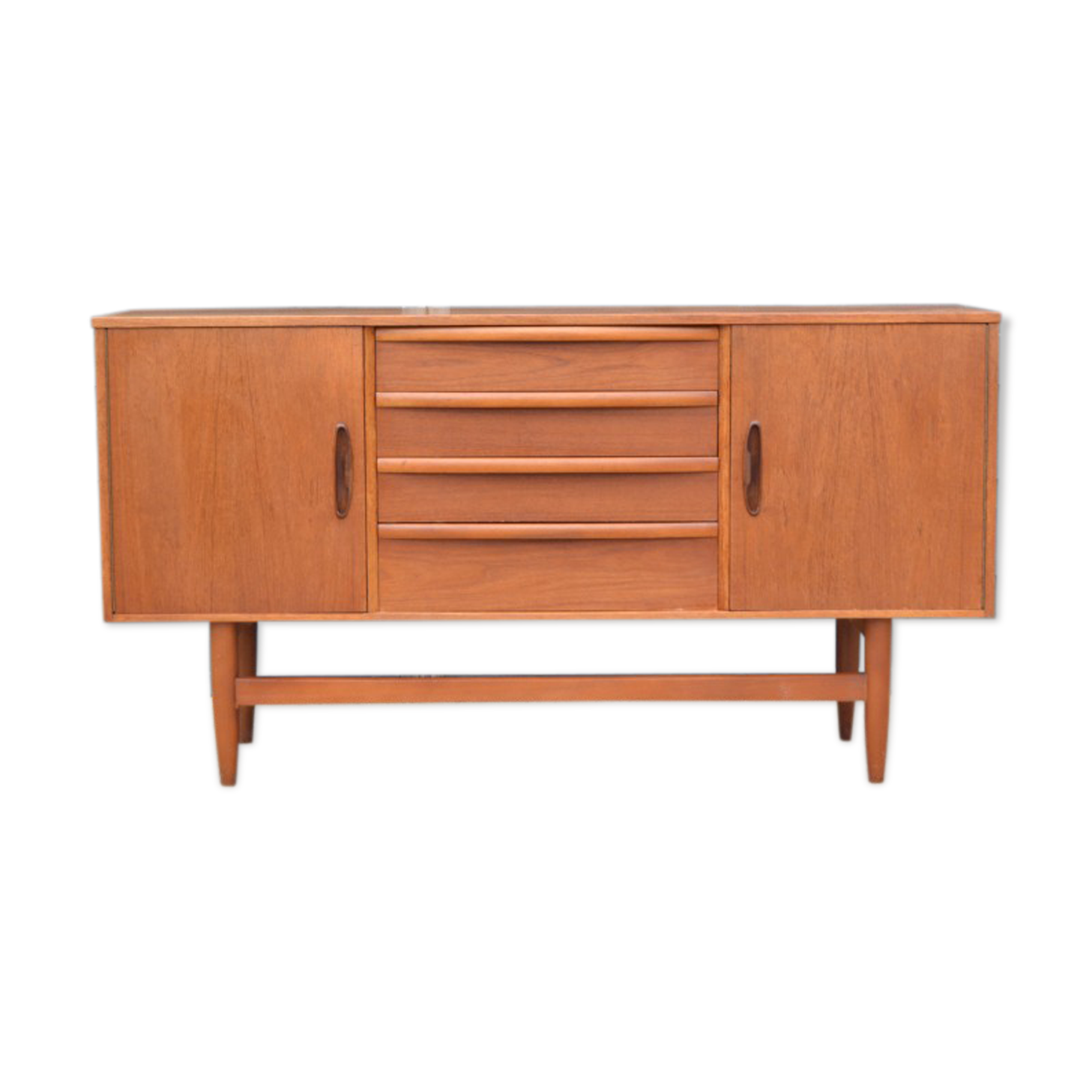 English teak row, 138 cm