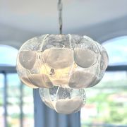 Murano glass petal chandelier by Carlo Nason for Mazzega