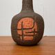 Brutalist Danish studio ceramic table lamp, 1979