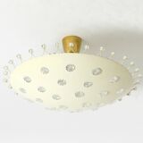 Beautiful large mid-century metal ceiling lamp by Emil Stejnar for Rupert N