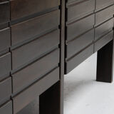 Iroko wood sideboard Maison Regain