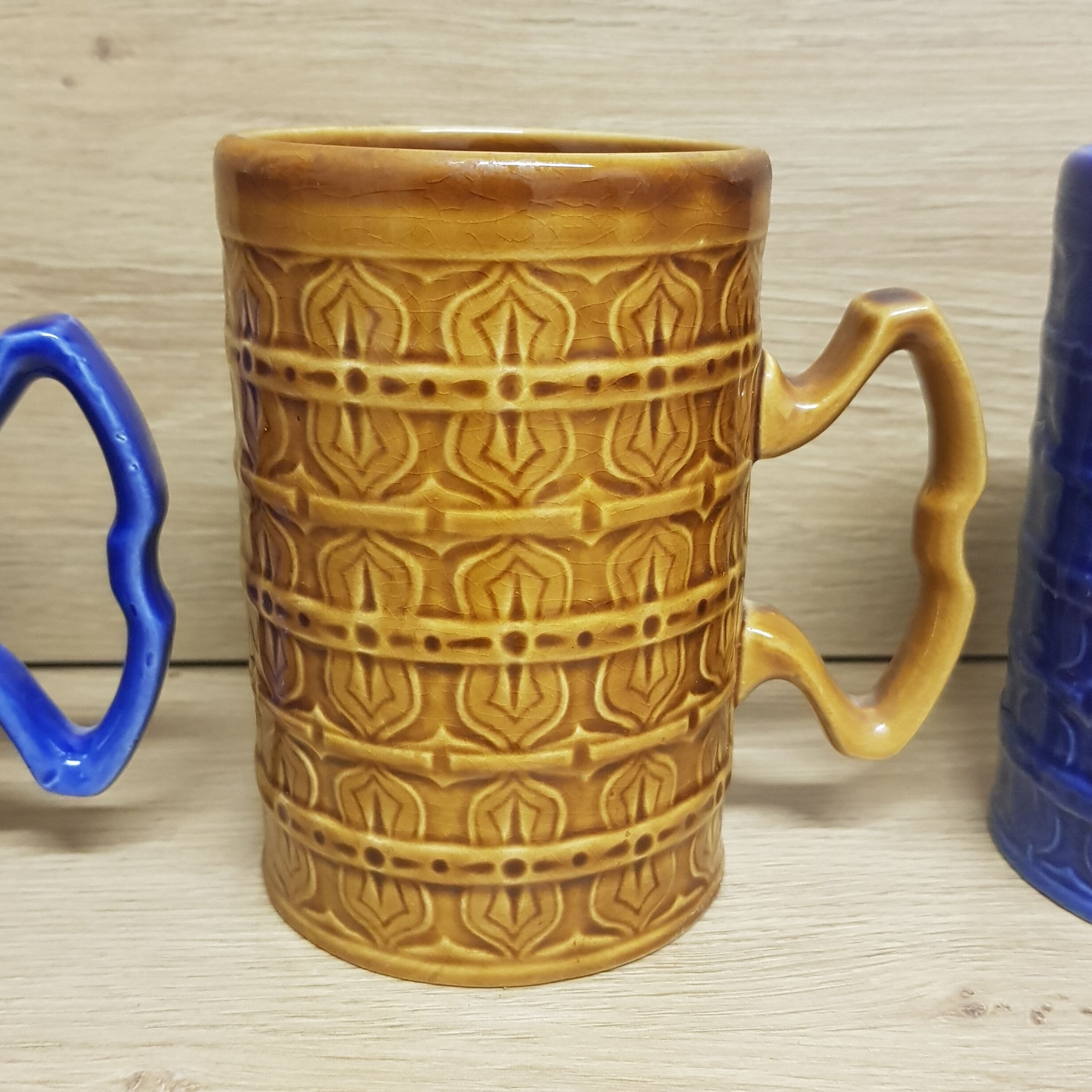 Large 70's English mugs