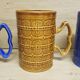 Large 70's English mugs