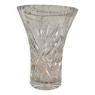 Vase en cristal, années 60