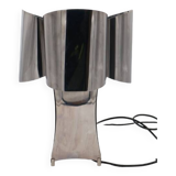 lampe quadrilobe en métal chromé,