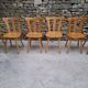 Set of 12 bistro chairs