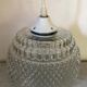 Suspension en verre vintage