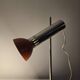 Lampe de bureau chromée Space Age, années 70