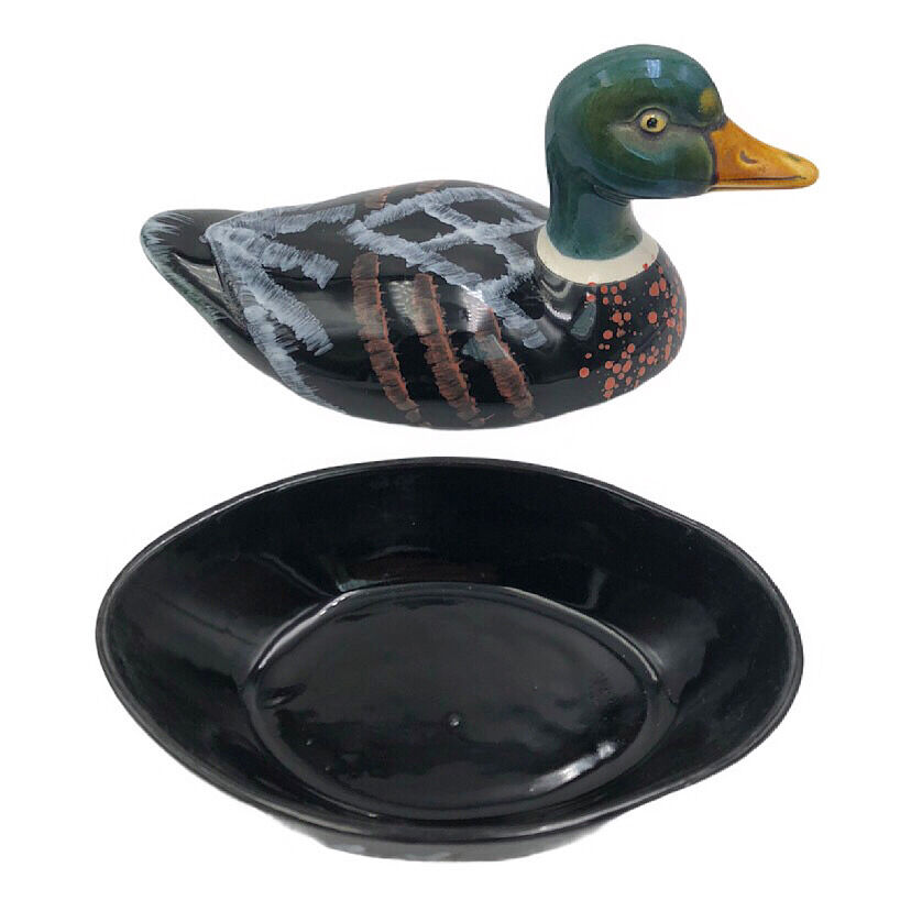 Ceramic duck Michel Caugant