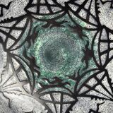 Large round dish St Clément boat motifs