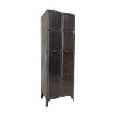 Industrial metal locker room