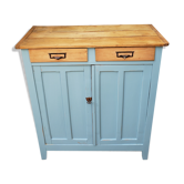 Parisian buffet patina blue old handles