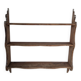 Grande étagère ancienne en sapin