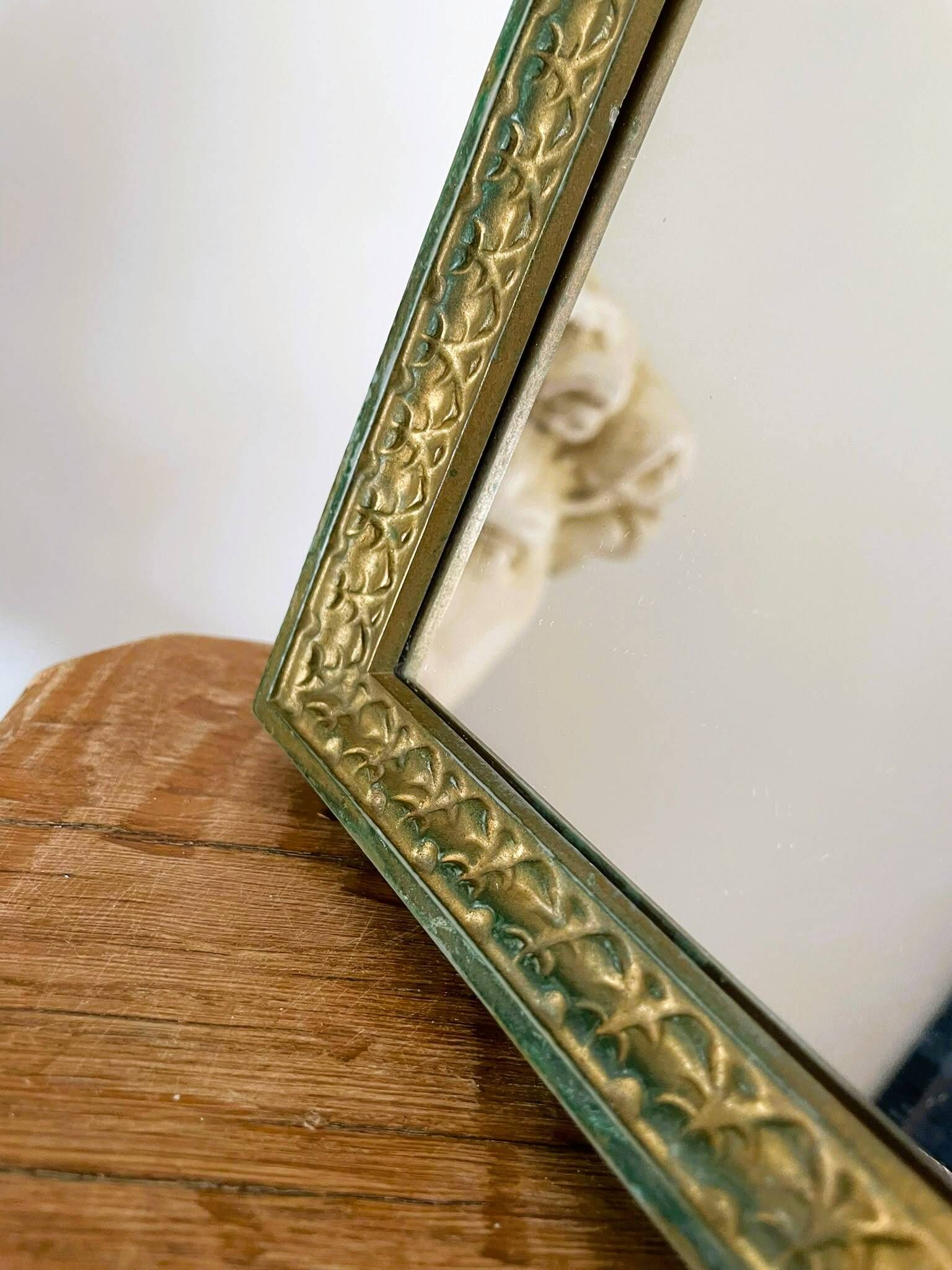Vintage baroque gold mirror
