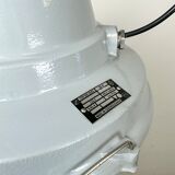Grey Industrial Cast Aluminium Pendant Lamp, 1980s