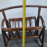 Bamboo magazine rack