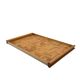 Hollywood regency bamboo and brass tray, Italy 1970s
