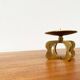 Mid-century brutalist metal candlestick, 1960s