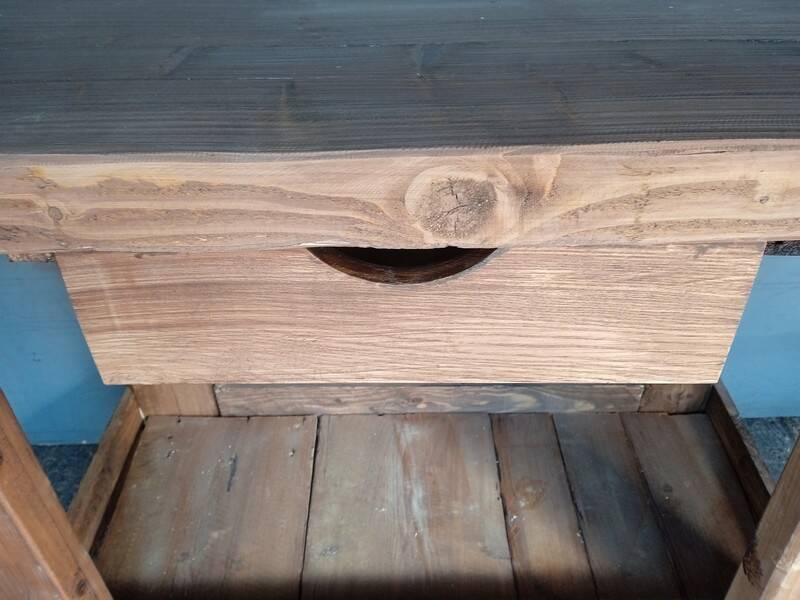 120cm workbench solid wood antique furniture