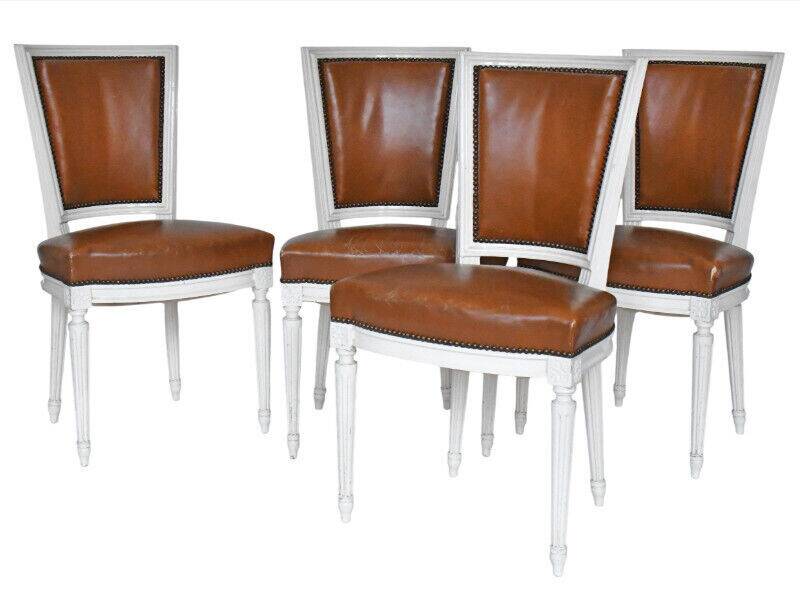 Set of 4 Louis XVI style chairs