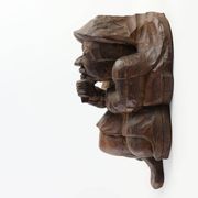 Hand-Carved Oak Wall Figure of a man, France ca. 1850