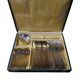 12-place silver-white metal cutlery set 85