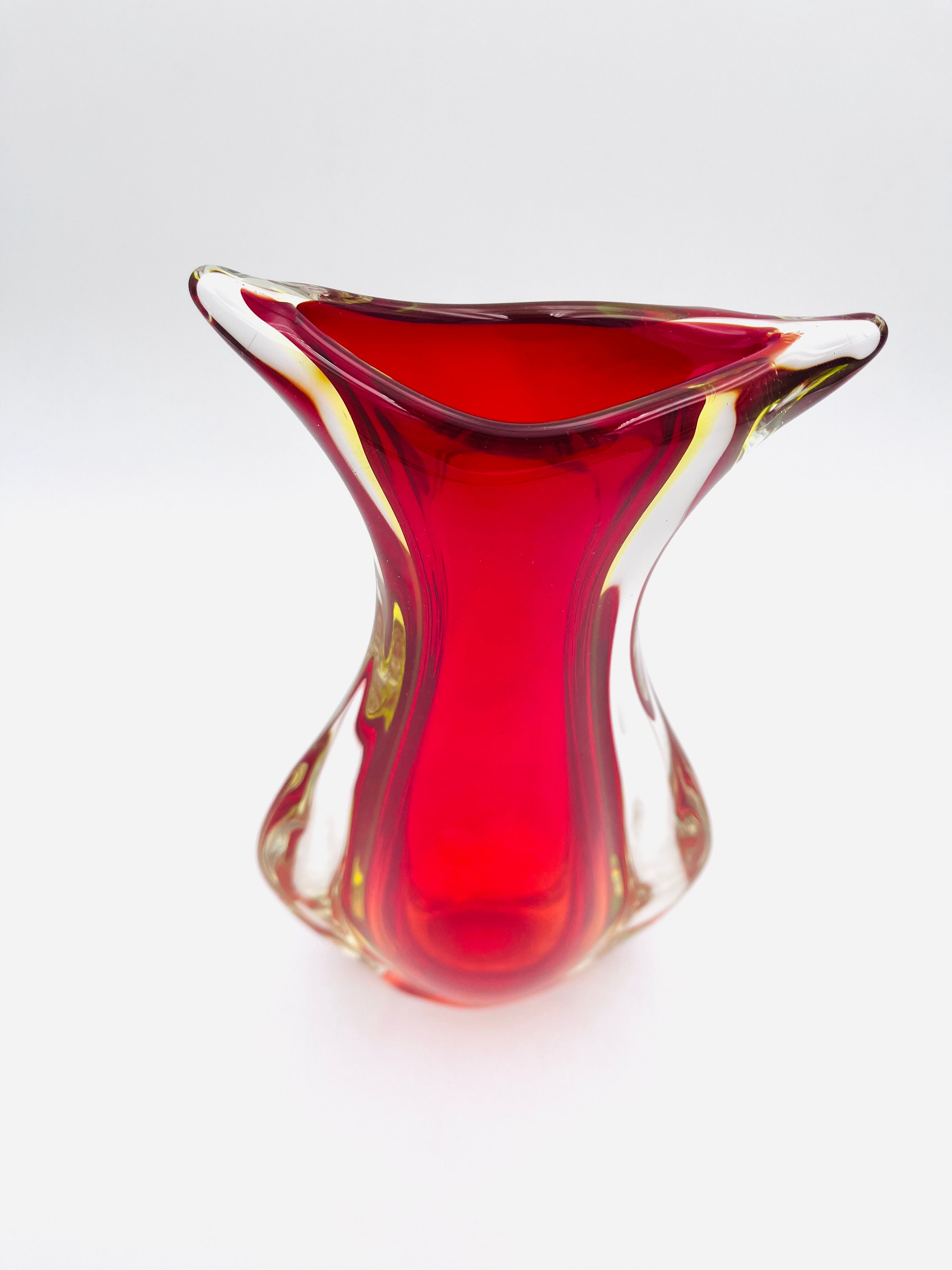 Vase XXL - Ouraline - Murano Sommerso - Flavio Poli - 40cm