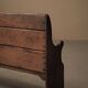 Farm bench in solid wood, Art-Populaire, 19th century