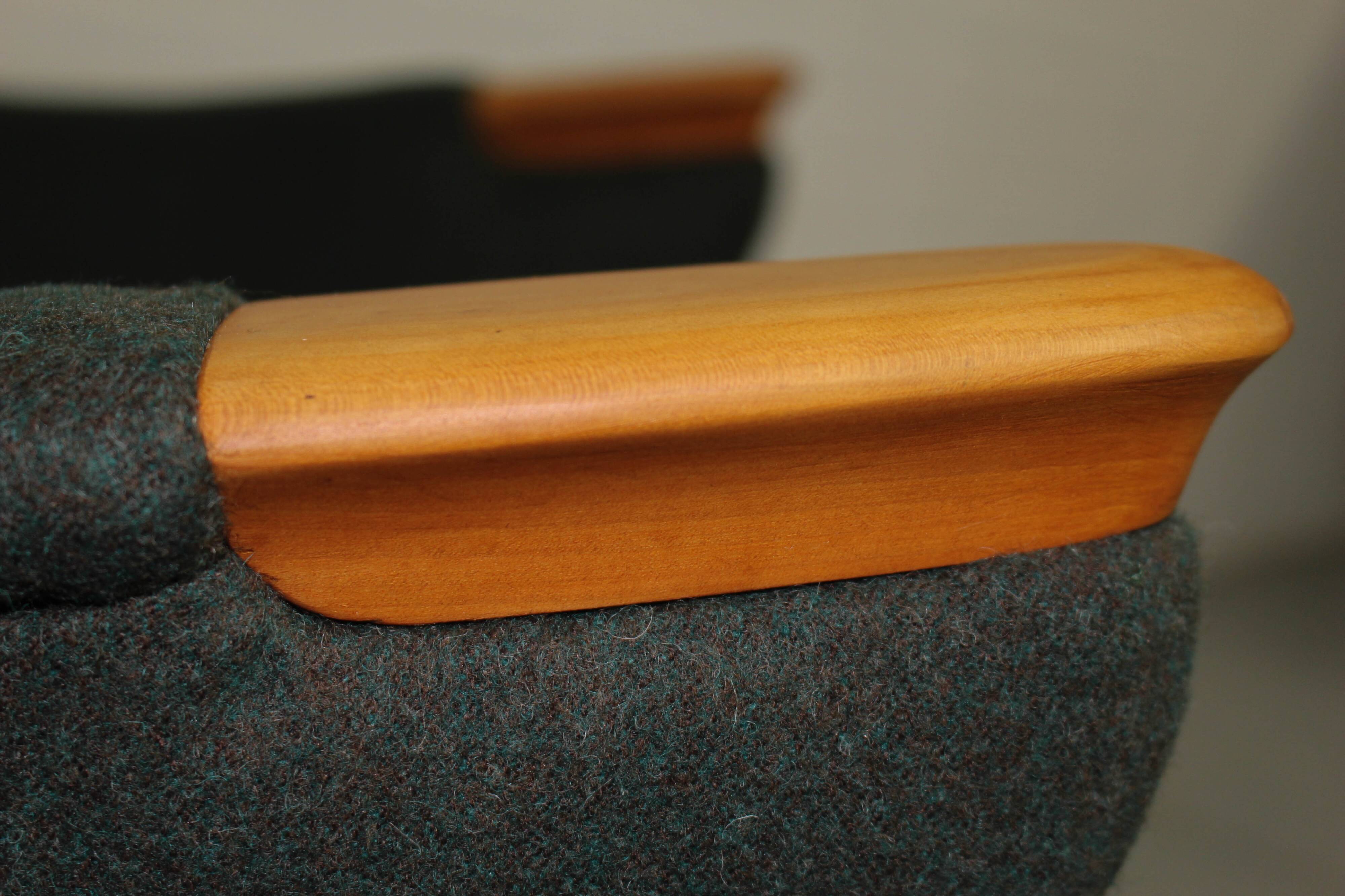 Kurt Olsen lounge chair No 221, Slagelse Møbelvaerk, 1960s