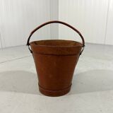 Leather waste paper basket 1960’s