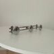 Vintage chrome wall coat rack from the 60s/70s.