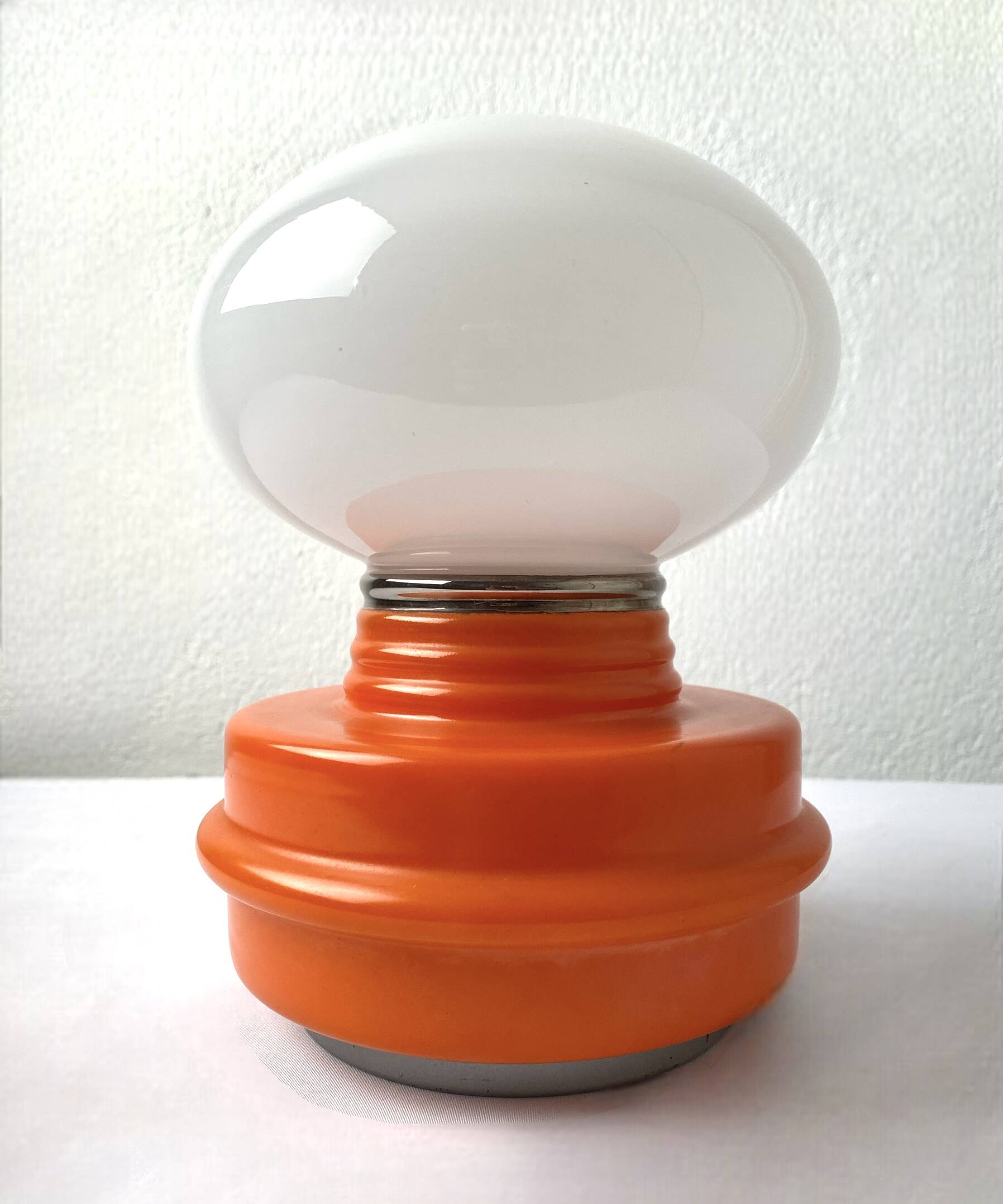 Table lamp, opaline, vintage 70s