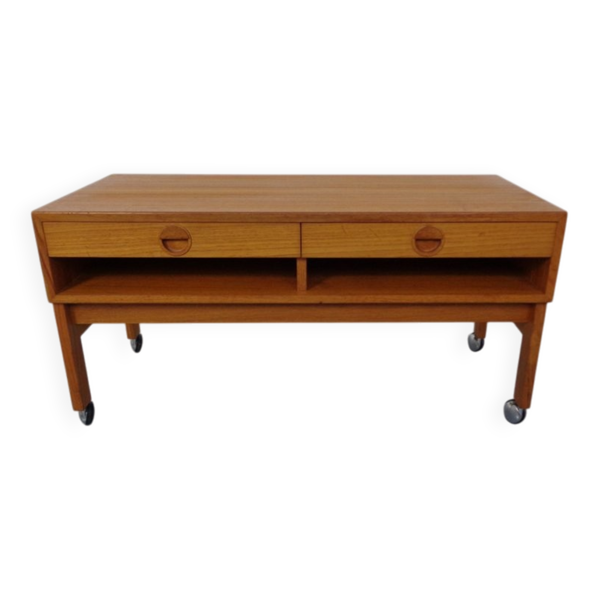 Rollable Chest of Drawers by Rud Thygesen & Johnny Sorensen for Hansen & Guldborg Furniture, Denmark, 1960s