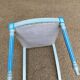 Louis XVI Style Chair / Medallion Painted in Blue