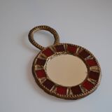 Glass and lead mirror by Irena Jaworska