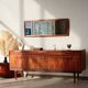 Enfilade scandinave teck années 60 – meuble vintage scandinave