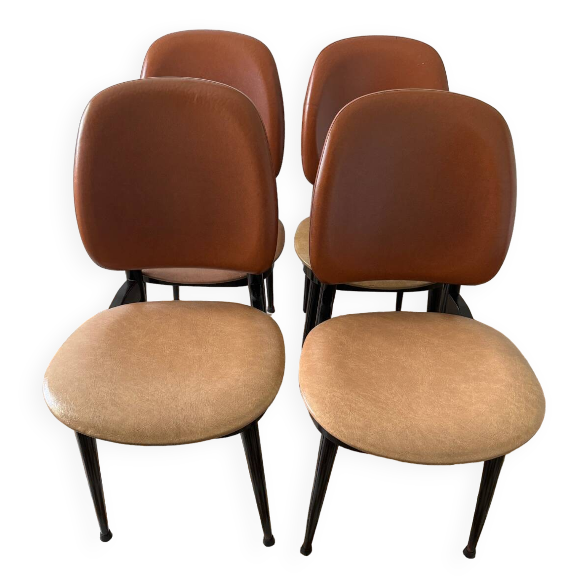 Baumann Pegasus chairs from the 60s (X4)