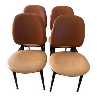 Baumann Pegasus chairs from the 60s (X4)