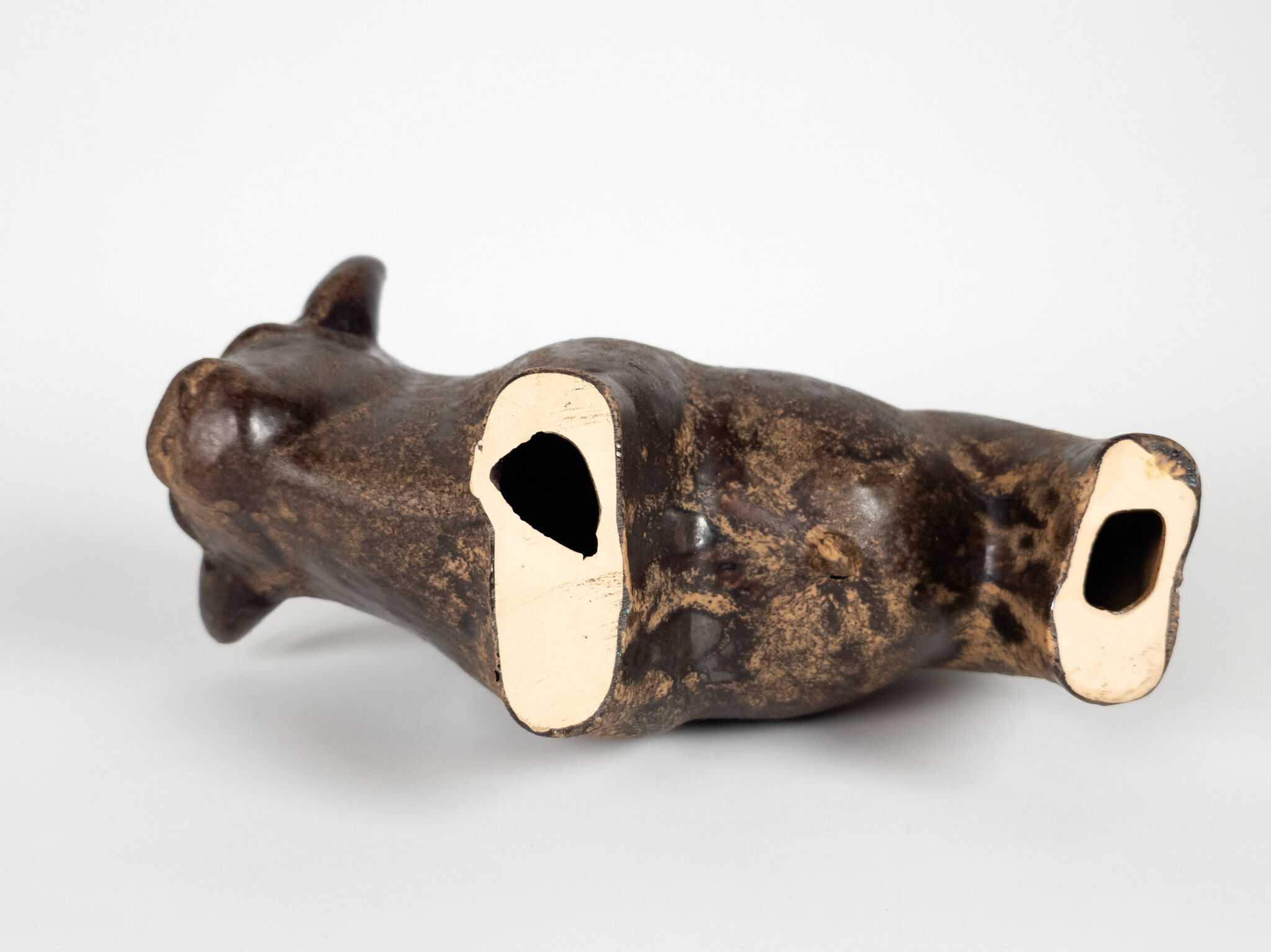 Ruscha Kurt Tschörner Vulcano ceramic bull, 1960