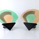 Pair of Vetri Murano Glass Wall Sconces, Italy, 1980s